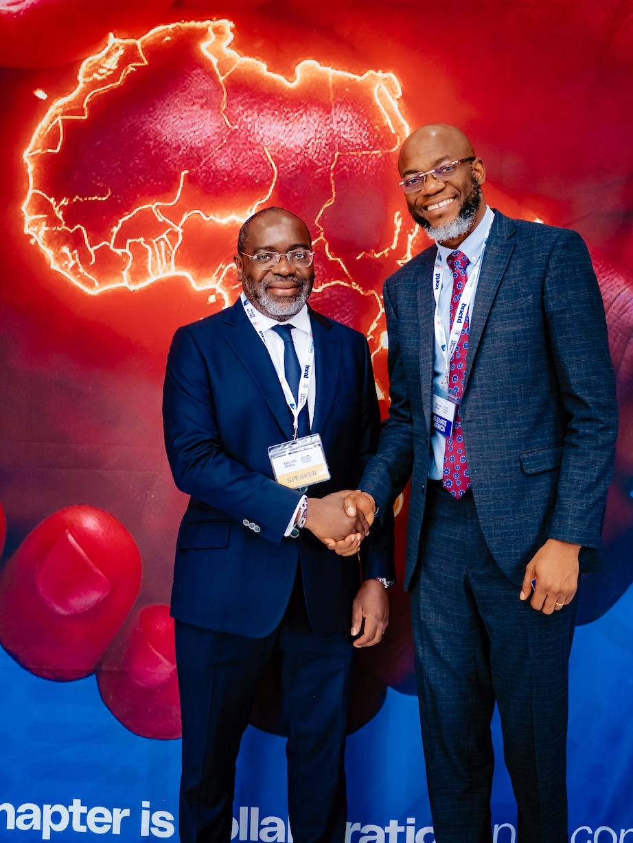 Networking moment at the convening